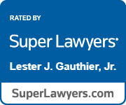 Rated By Super Lawyers Lester J. Gauthier, JR. SuperLawyers.com